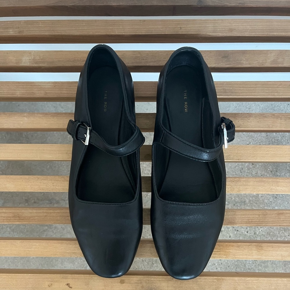 The Row Ava Mary Jane Black Size 38
